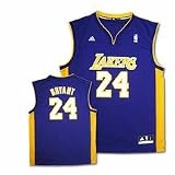Los Angeles Lakers Kobe Bryant Men's Purple NBA Replica Jersey, Xx-Large