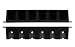 Berkley Black Vertical Rod Rack