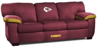 Home Team NFL Kansas City Chiefs Classic Sofa