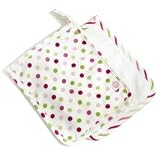 Groovy Pink Circus Stripe Bath Mitt