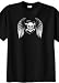 Big Mens Skull and Wings Graphic T-Shirt (Big & Tall and Regular Sizes)