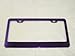 Purple Stainless Steel License Plate Frame