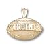 Virginia Cavaliers Solid 14K Gold ''VIRGINIA'' Football Pendant