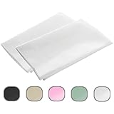 Body Pillowcases 4" Hems Set of 2 Pillow Cases 300 Thread Count 100% Long Staple Egyptian Cotton. Hotel Quality 21x60 (fits 20x54)