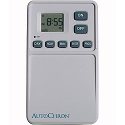 AutoChron Programmable Wall Light Switch Timer