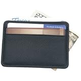 Embassy Mens Solid Genuine Leather Front Pocket Wallet Money Clip Space For Credit Cards License