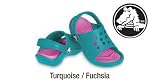 Crocs Kids Scutes - Turquoise (FREE SHIPPING)