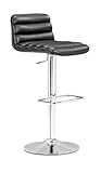 Zuo Nitro Barstool, Black