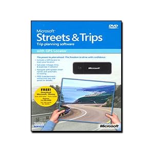 Microsoft Streets and Trips 2009 with GPS Locator for PC