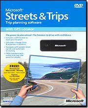 Microsoft Streets and Trips 2009 with GPS Locator for PC