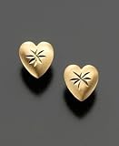 Children's 14k Gold Heart-Shaped Earrings