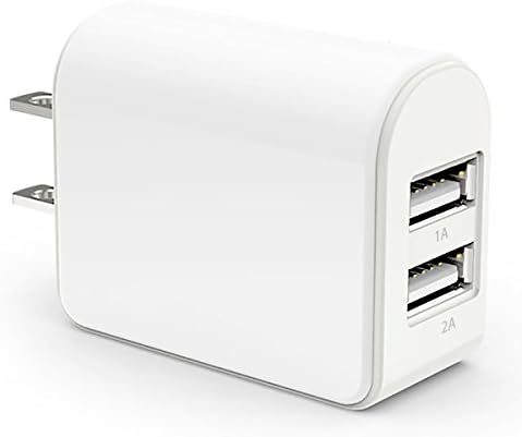 Wall Charger, Zeavou 15W / 3.1A Dual Port USB Charger for Apple iPhone, iPad Air Mini, iPod, Sumsung Galaxy, Google Nexus, Smartphones Tablets (White)