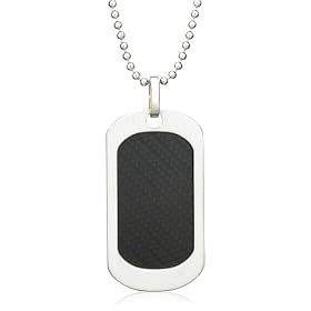 Kenneth Cole Reaction Men's Necklace - Carbon Copy