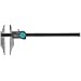 Brown & Sharpe Digital Caliper, Stainless Steel, Inch/Metric, Nib Style Jaw, For Inside/Outside Measurements