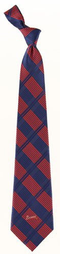 Atlanta Braves Woven Plaid Necktie