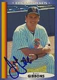John Gibbons, Binghamton Mets - Mets Affiliate, 1998 Blueline Autographed Card