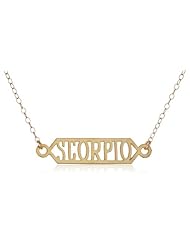 Kris Nations "Zodiac Signs" Bar Overlay Necklace, 18"