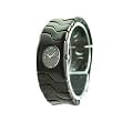 TIMEX Women's Black Ion Plated Analog Watch with Gray Dial. Model: T17891