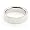 14K White Gold Wedding Bands 5mm flat comfort-fit, 6.25