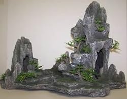 OSI Marine Lab Mountain with Trees Large Aquarium Ornaments