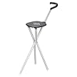 Harvy Sport Seat Cane - Black