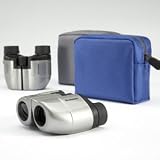 Pocket Binoculars, Graphite/Blue Case