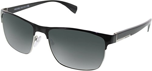 Prada Sunglasses - PR51OS / Frame: Black and Silver Lens: Gray