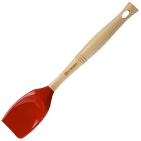 Le Creuset Revolution Silicone Spatula Spoon, Cherry: Kitchen &amp; Dining
