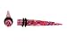 Acrylic Expanders Candy Pink Taper with O Ring, 6g - Sold As Pair