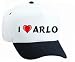 I Love Arlo White Cap