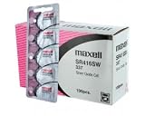 100 pc Maxell SR416SW 337 V337 SR416 Silver Oxide Watch Battery