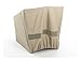 Covermates Outdoor Chair Cover - Water Resistant Polyester, Drawcord Hem, Mesh Vents, Seating and Chair Covers, 34W x 40D x 40H, Khaki