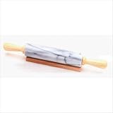 Deluxe Marble Rolling Pins with Handles in White