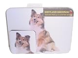 Shetland Sheepdog Sheltie Mouse Pad and Coaster Set