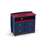 Legare 36-Inch Dresser, Navy and Red