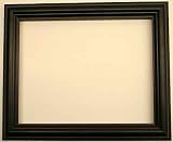 802 Black Picture Frame - New - Solid Wood, 11x17