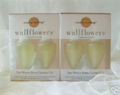 CREAMY NUTMEG Bath Body Works WALLFLOWER Refill 4 new