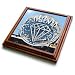 Retro Diamond Sign by Angelandspot - 8x8 Trivet With 6x6 Ceramic Tile