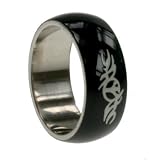 316L Stainless Steel Ring Width: 8mm