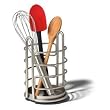 Euro Large Utensil Holder (Satin Nickel) (8.5