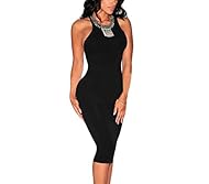 Sexy Polyester/Spandex Sleeveless Empire   Waistline Open-Back Round Neck  Dress