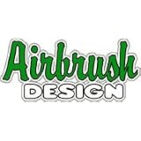 Airbrush Design Window Cling Sign by 