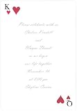 Printable Wedding Invitation - Las Vegas Royalty (50 Pack)