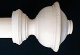Unfinished Chaucer Finial for a 1-3/8" dowel rod - 2/pack [CAPITOL CITY LUMBER]