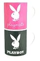 Playboy His and Hers Stacking Mug Set