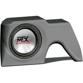MTX Thunderform Subwoofer Enclosure (CHARCOAL) For 2001-2004 Ford Escape Loaded w 12