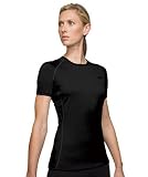 【08モデル】アイスブレーカー レディース S/S アトラス JIBD119 ブラック Sサイズ