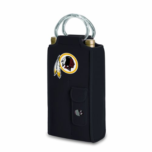 NFL Washington Redskins Metro Brunello Insulated Neoprene Two-Bottle Wine Tote with Corkscrew