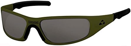 Liquid Eyewear Gasket Olive Drab Polarized Smoke GKODSM02 Hingeless Sunglasses