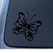 BUTTERFLY - Monarch Moth - Car, Truck, Notebook, Vinyl Decal Sticker #1086 | Vinyl Color: Black